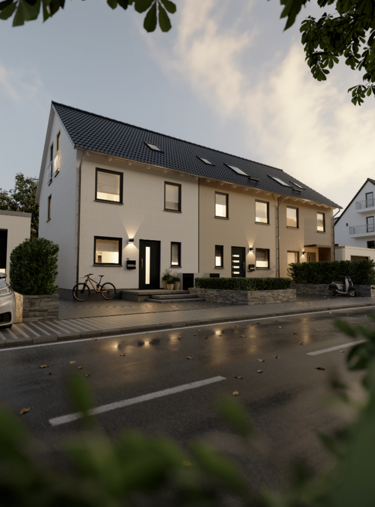 Bildschirmfoto 2025-04-26 um 12.50.51 Reihenhaus in der Abenddämmerung