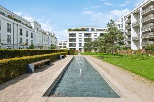 Innenhof mit Wasserspiel