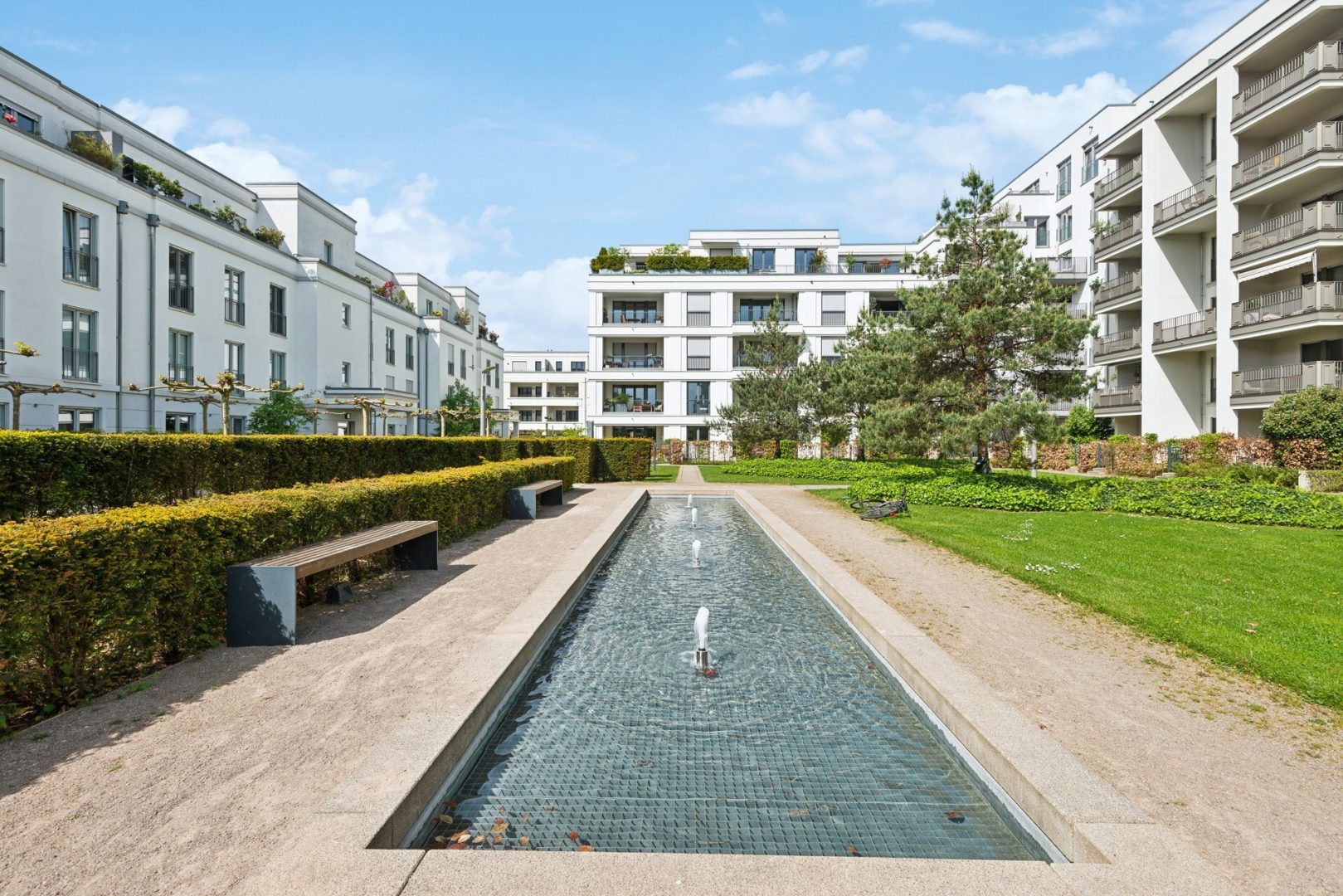 Innenhof mit Wasserspiel
