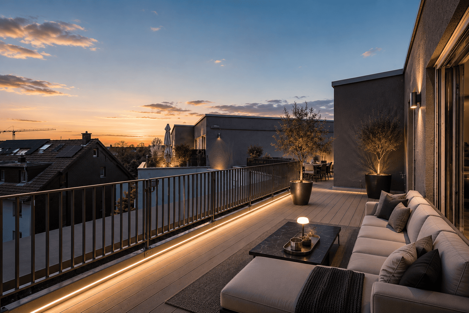 Terrasse zum Abend