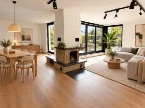 Wohn - und Esszimmer 1.OG - Einrichtungsidee